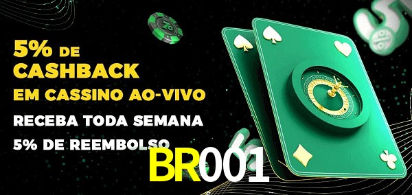 Promoções do cassino ao Vivo BR001